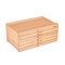 KINGART® Wooden Artist Storage Box, 6-Drawer, Designed Storage for Art Materials, Natural Finish